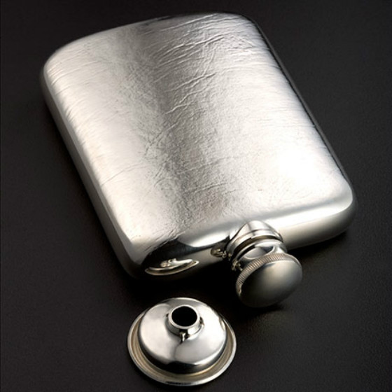 皇家雪兰莪随身迷你便携小酒壶加厚白酒马来西亚手工锡制男士礼品_不