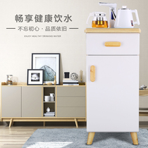 Hallston Nordic style wood tea bar machine Household refrigeration and heat automatic vertical water dispenser Tea cabinet Dining side cabinet