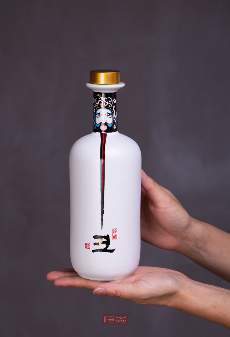 陶瓷酒瓶一斤装家用酒壶罐订制摆件创意白酒瓶子空瓶密封礼盒套装