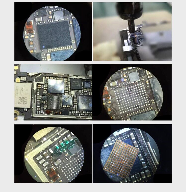维修iphone6p触摸失灵苹果6plus/6触屏 乱跳闪白条花屏更换触摸ic