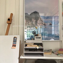 * green house * Anglo-American retro old office free combination storage box examination paper sorting Pen Holder