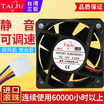 (TAIJU Taiwan Sanju) 6 7 8 9 12cm chassis desktop computer host cooling fan 12V24V