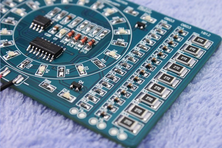 贴片元件焊接练习板 流水灯套件 技能训练 diy电子套件