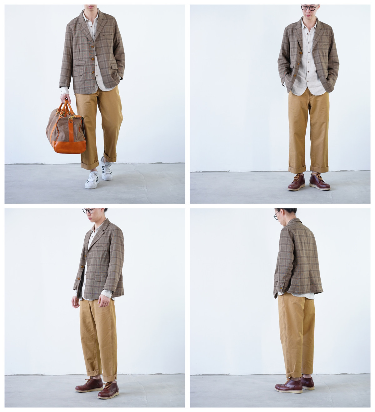 chino 经典版型卡其裤 奇诺裤 斜纹工装休闲裤 宽松