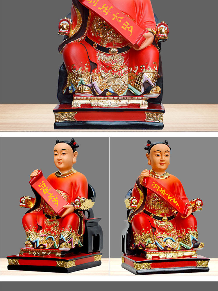 当年太岁像值年太岁六十甲子太岁佛像玻璃钢树脂工艺道教神像摆件