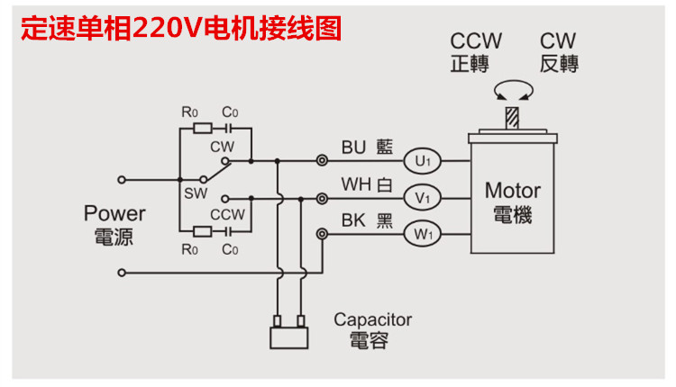 houle豪力齿轮减速电机6w-400w定速电机220v/380v交流电机变频机