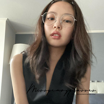 2020 metal JENNIE same INTHEMODD optical mirror anti-blue flat mirror myopia mirror frame