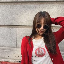 Sydney life fashionable face small round sunglasses ins retro street photos tide Net red sunglasses Female Personality