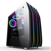 Sahara God Light 9 Assembled Computer Case Competitive Game DIY Side Through Tempered Glass Spot Brand New