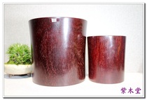 Small Leaf Purple Sandalwood Old Stock Pen Holder (255)