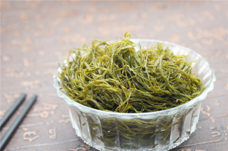 荣成盐渍海藻海草马尾藻长寿菜凉拌天然食材2斤装1000克包邮特价