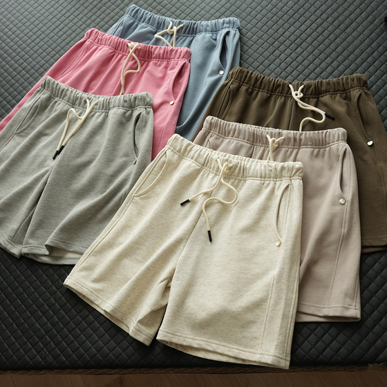 Women's terry sports shorts H-shaped slimming five-point pants Straight high-waisted mid-pants Shandong online store summer women's clothing
Women's terry sports shorts H-shaped slimming five-point pants Straight high-waisted mid-pants Shandong online store summer women's clothing