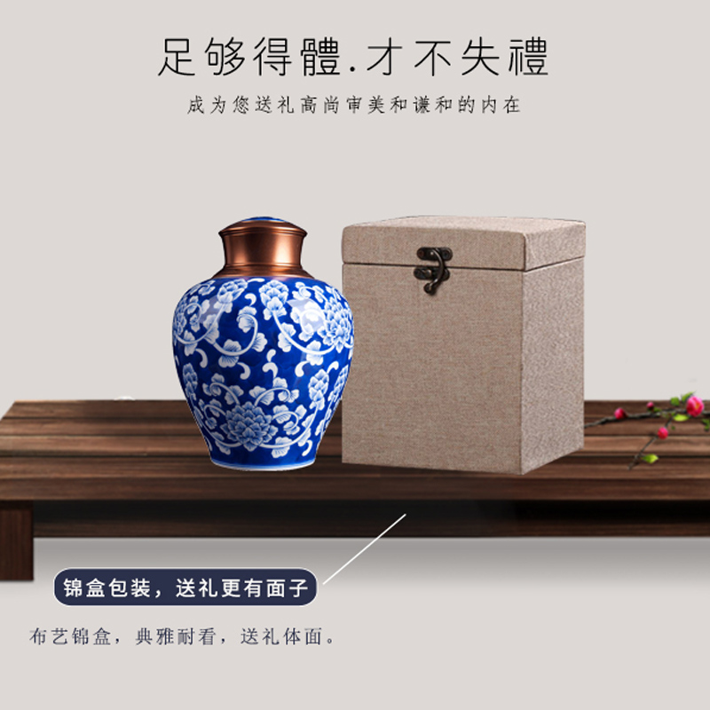 Jingdezhen ceramic new sitting room of Chinese style household teahouse tea tea tea tea as cans accessories furnishing articles