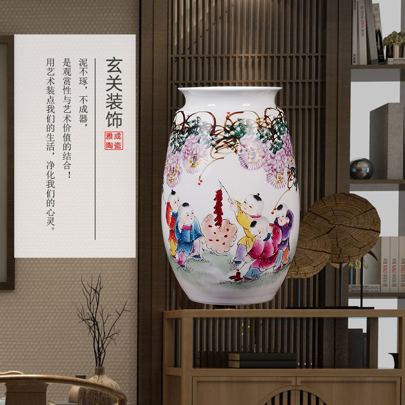 Jingdezhen ceramic pure hand draw the ancient philosophers make spring bottled act the role ofing is tasted furnishing articles home sitting room porch craft porcelain