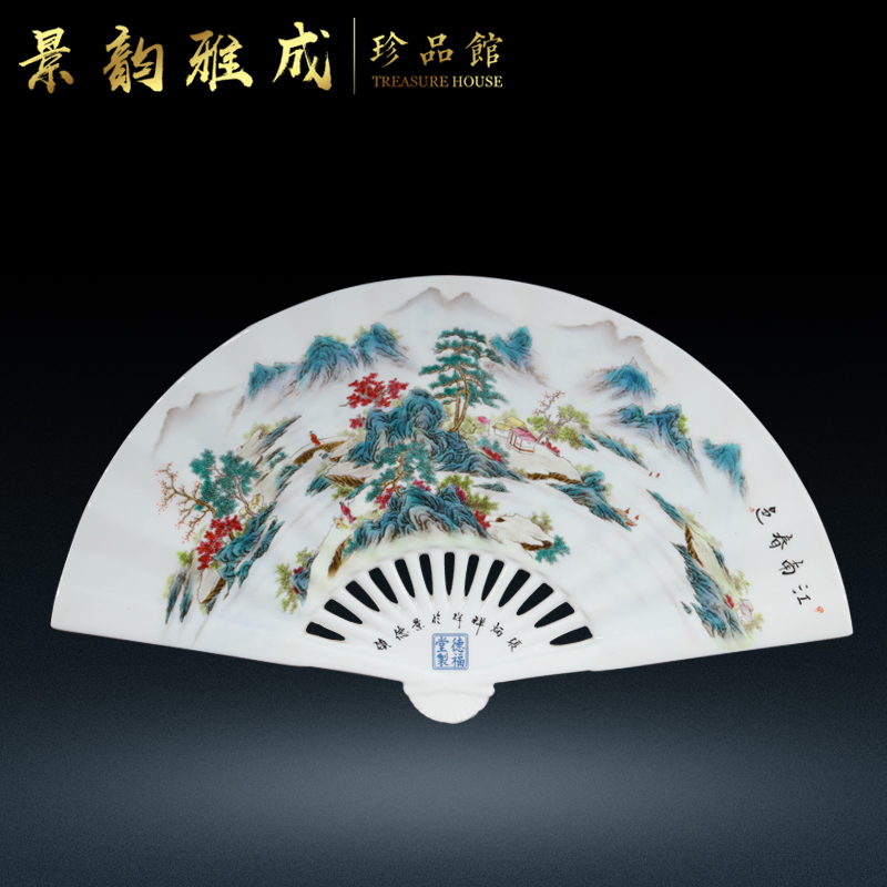 Jingdezhen ceramic hand - made place to live in the sitting room porch jiangnan spring decorations arts and crafts porcelain decoration