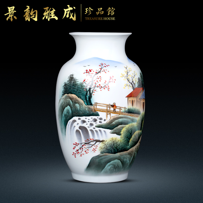 Jingdezhen ceramic hand - made ceramic vase celebrity famous Bridges porcelain modern home furnishing articles