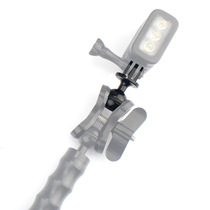 Gopro small ant Mountain Dog camera universal CNC aluminum alloy gimbal bracket Diving photography ball head seat rotating base