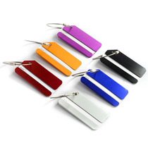 Aluminum alloy metal luggage card luggage tag wire rope business identity card