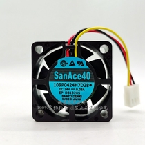 San Ace 40 Sanyo 109P0424H7D28 DC24V 0 08A CNC machine tool inverter fan