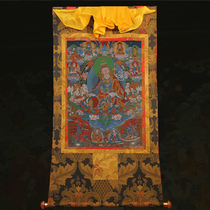 Lianshi eight-change boutique Thangka Tibet hanging painting Pride hand-made fine-mounted cloth printing gold thread Thangka Buddha statue