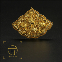 Tang Dynasty Ancient Method Handmade Jewelry Ming Dynasty Hanfu Jewelry Ancient Gold and Silver Hairpin Headwear Sterling Silver Gold Hairpin