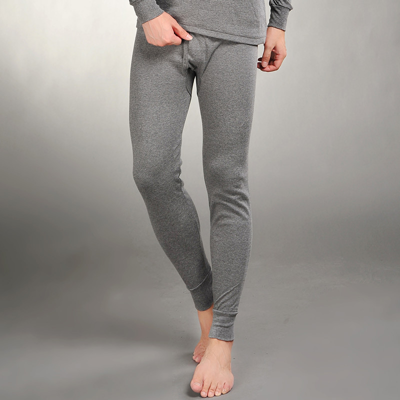 【特价猫】男士秋裤单件纯棉男中厚保暖裤秋冬棉毛裤线裤大码衬裤修身