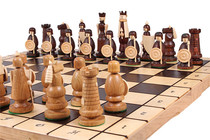 1chess Chess solid wood Polish import Medium folded chessboard quality chess with Magnat series