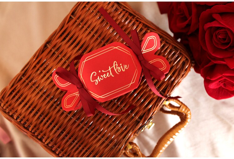 20/50pcs multicolor wedding favor box and bags sweet gift can