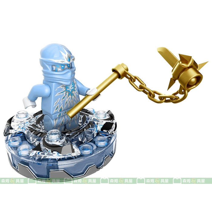 乐高lego 9590 幻影忍者 遁形忍者赞 nrg zane 陀螺 2012年绝版
