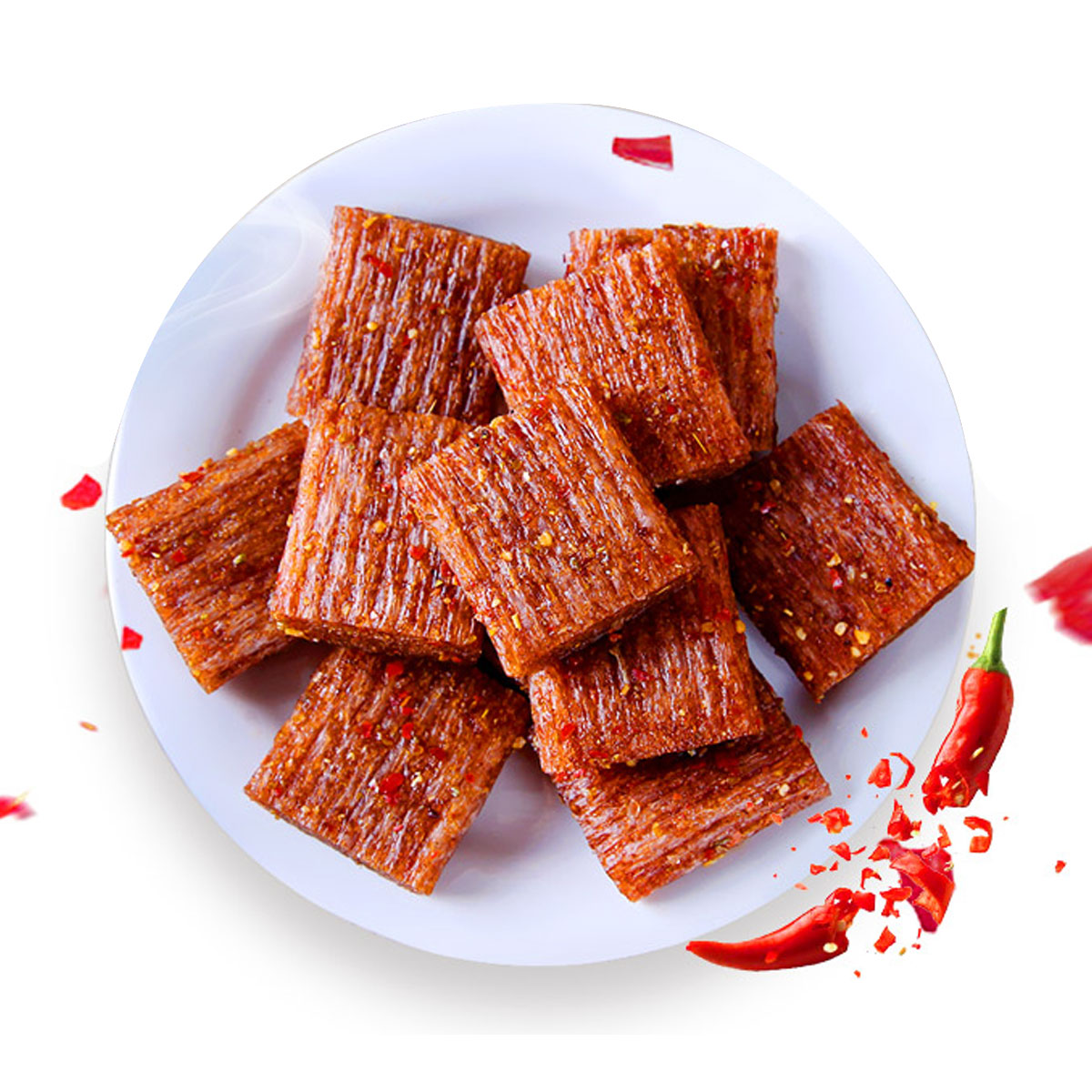 正宗连山大刀肉辣条2包78个80后怀旧儿时零食大礼包麻辣素食小吃