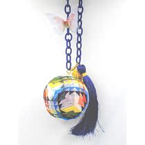 Hand Bow Ball DIY Material Bag Pray Blessing Safety Car Hang Day Ensemble and Wind Advanced Custom Companion Hand Gift Rhomb