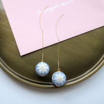 Hand Bow Ear Line Traditional Day Ensemble And Wind Blue Lace Advanced Custom Hand Companion Gift