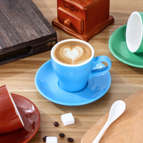 European ceramic single cappuccino latte gold tulip coffee cup set coffee cup saucer 180ml