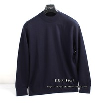 100%cashmere semi-turtleneck thickened mens cashmere sweater Worsted pure cashmere thickened mens pullover special offer
