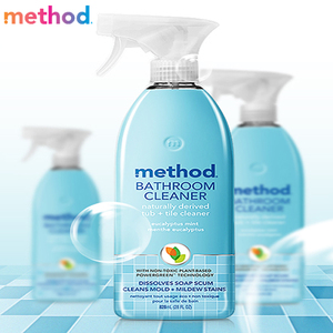 method美方洁清洁剂清浴室玻璃花洒强力去污桉树薄荷香型828ML