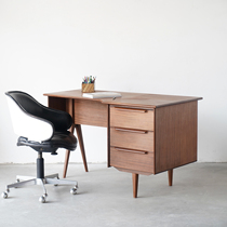 coznap Middle) Dutch 1950s Teak Wood Writing Desk
