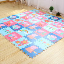 Environmentally friendly cute cartoon piggy page mat foam climbing mat climbing mat splicing sponge mat children 6060