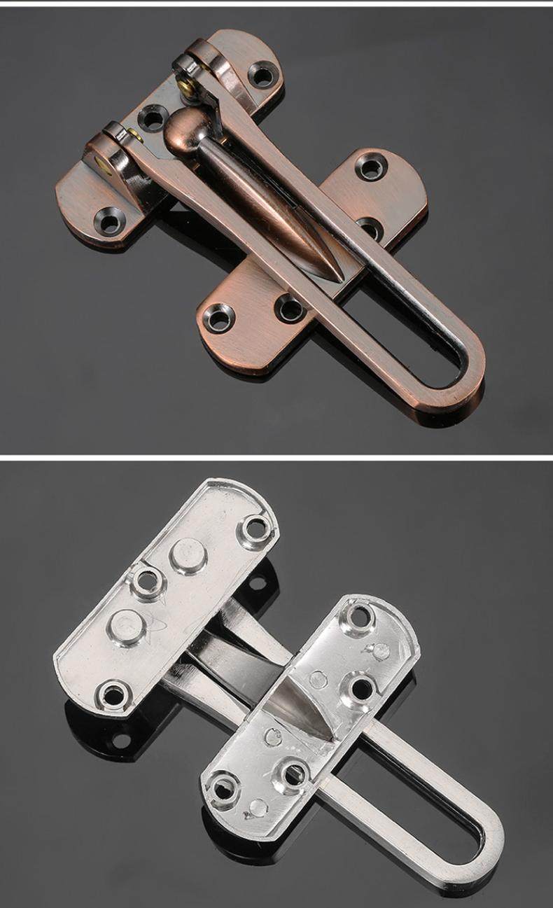 加厚防盗扣门链反锁链条门锁防盗链房门栓宾馆酒店安全链家用门扣