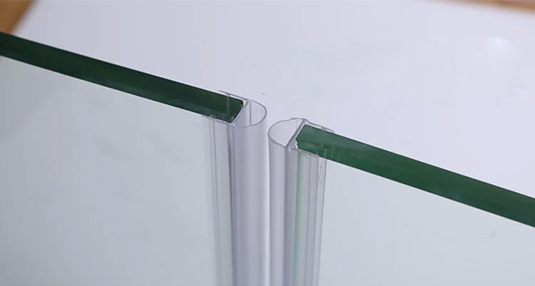 加长边30毫米40mm淋浴房挡水胶条 f型 90度f型 浴室玻璃门防水条