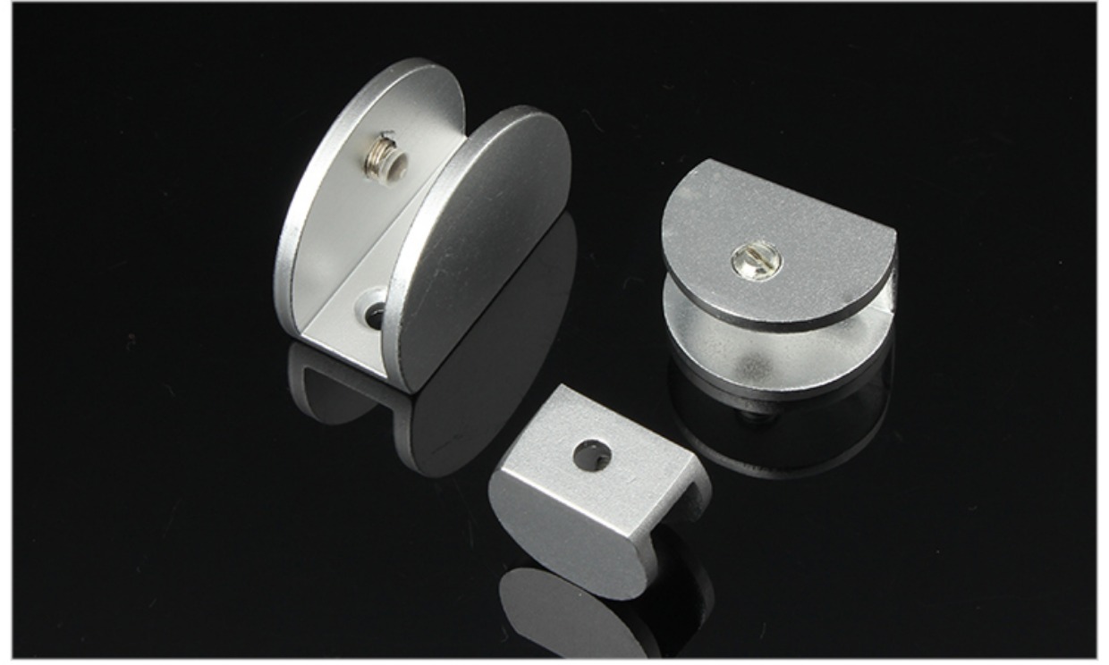 铝合金玻璃夹固定夹支架托玻璃托配件卡子铝夹子层板夹木板包邮