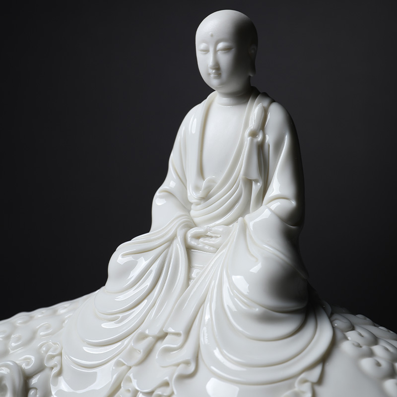 Yutang dai dehua white porcelain Su Xianzhong master of its art furnishing articles like earth treasure bodhisattva effort