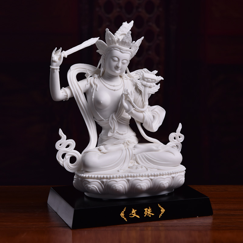 Yutang dai ceramic wutai wenshu bodhisattva wisdom manjusri, the Buddha to household art that occupy the home furnishing articles