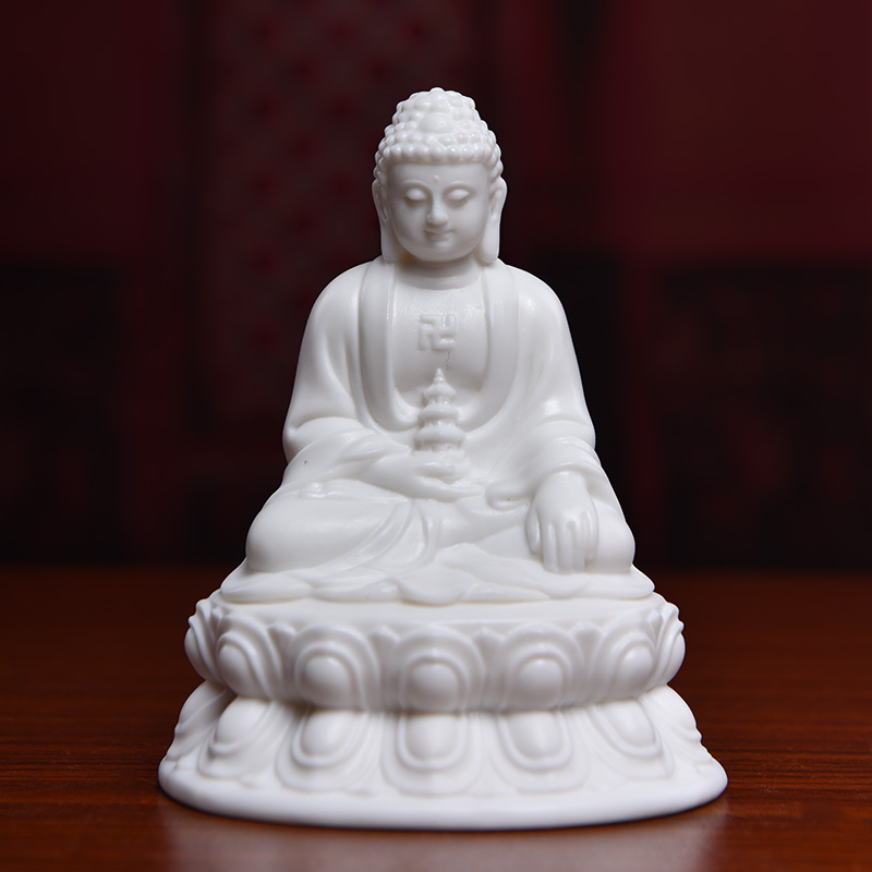 Yutang dai ceramic home to medicine the guru Buddha amitabha Buddha sakyamuni tathagata Buddha triple gem furnishing articles