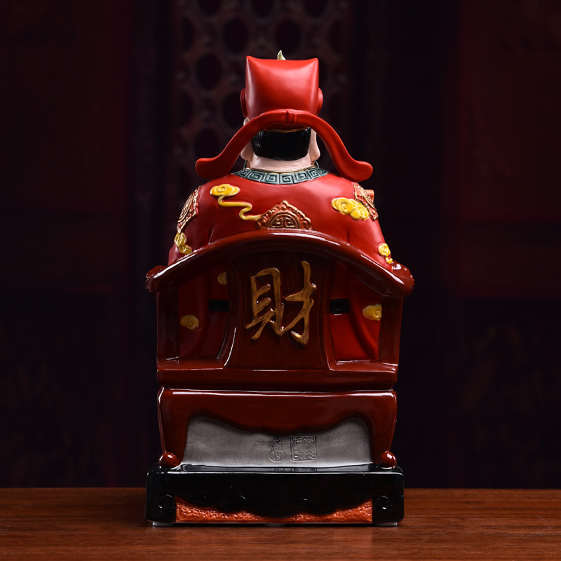 Yutang dai household wealth ceramic article consecrate Buddha sitting room that occupy the home furnishing articles opening gifts/five ways god of wealth