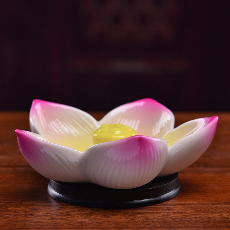 Yutang dai creative bedroom small lotus fragrance exchanger with the ceramics joss stick incense buner tea inserted wingceltis of sweet sweet dish at home