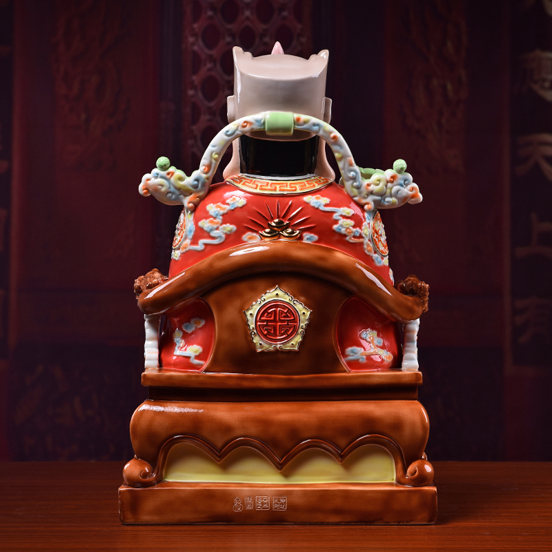 Yutang dai ceramic household Buddha worship that occupy the home furnishing articles, the god of wealth shops opening gifts wealth sit chair