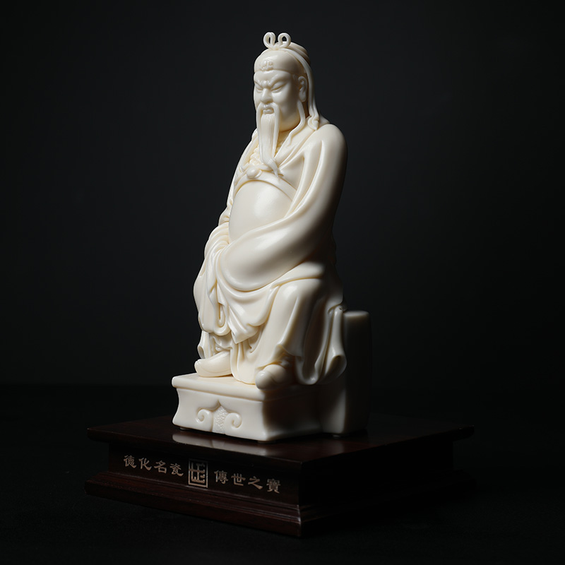 Yutang dai dehua white porcelain master Lin Jiansheng art collection wu mammon pr Sir Zhong D03-190