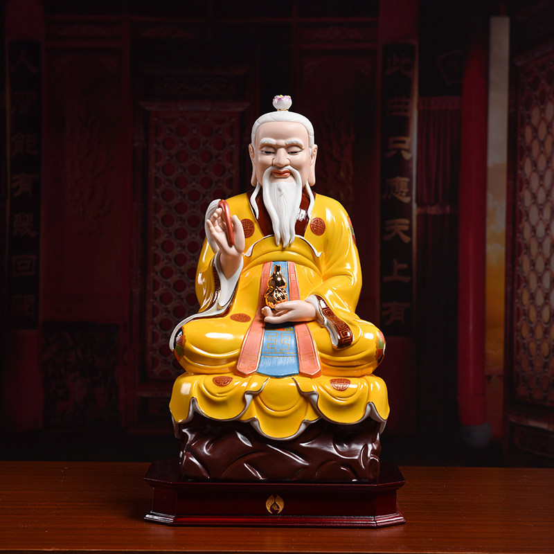 Yutang dai ceramic way progenitor Taoist gods beginning Buddha spi moral Buddha sanqing he was too old gentleman