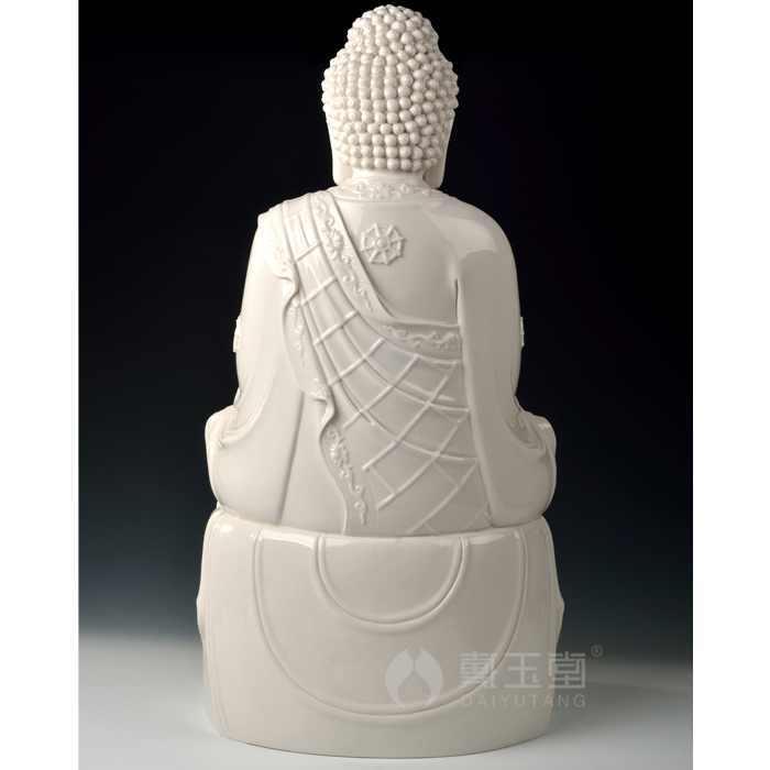 Dehua white porcelain production is pulled from the shelves 】 【 figure of Buddha that occupy the home furnishing articles/retinues three st