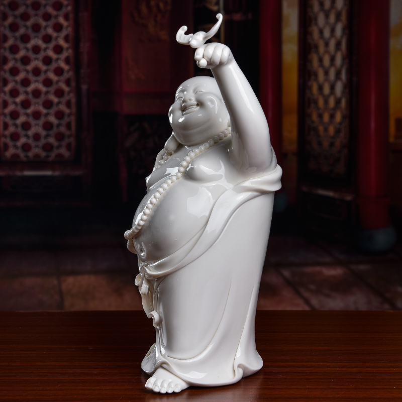 Yutang dai maitreya ceramics handicraft home sitting room desktop furnishing articles D26 white porcelain its collection - 45